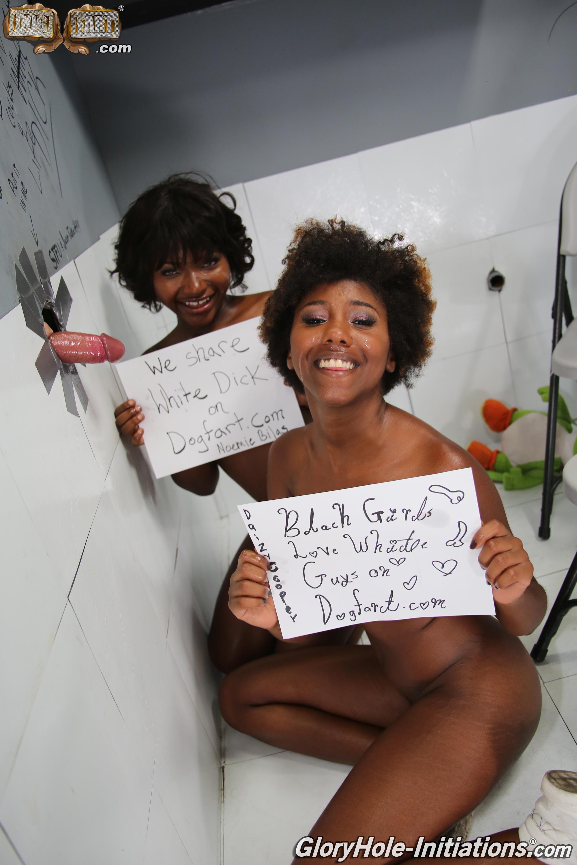 Daizy Cooper y Noemie Bilas - Iniciaciones Gloryhole