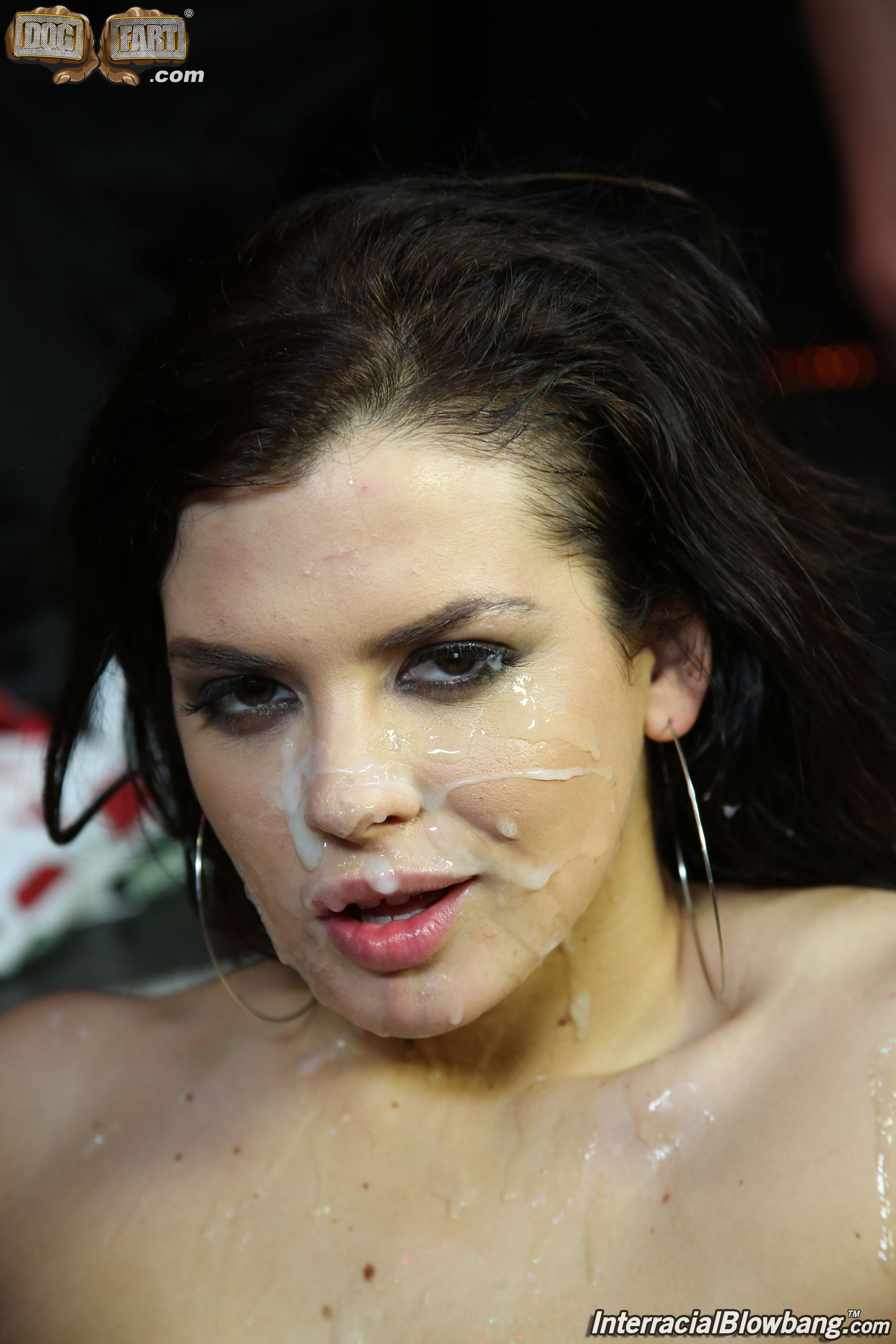 Keisha Grey - Interracial Blowbang