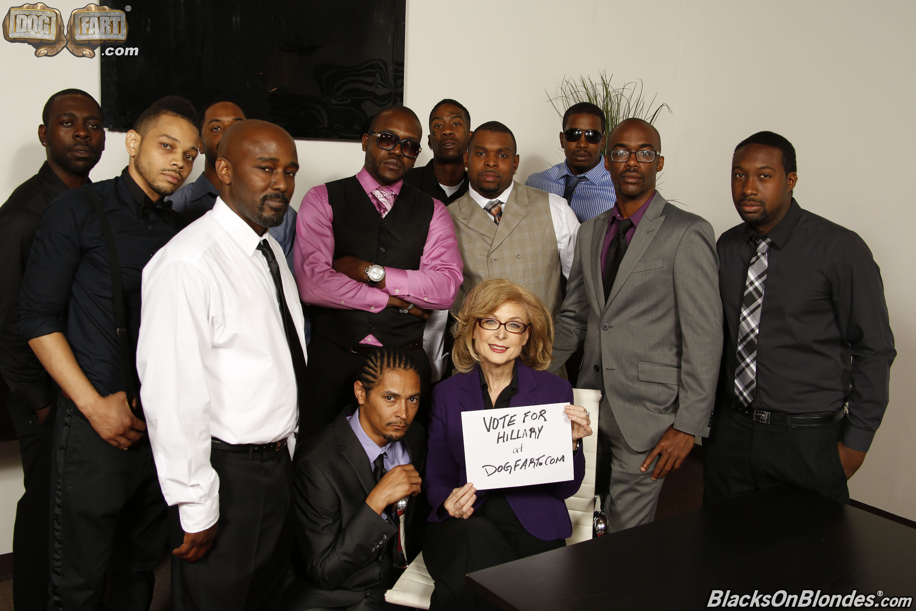 Nina Hartley - Negros sobre rubias - Escena 2